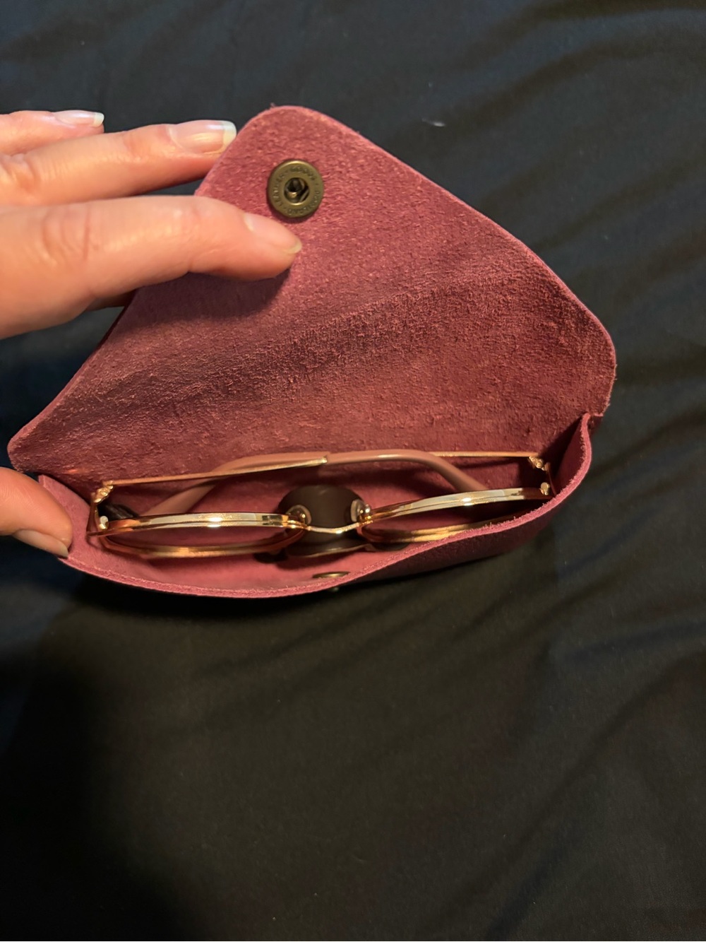 Portland Leather Envelope Eyewear Case - Picture 3 of 4